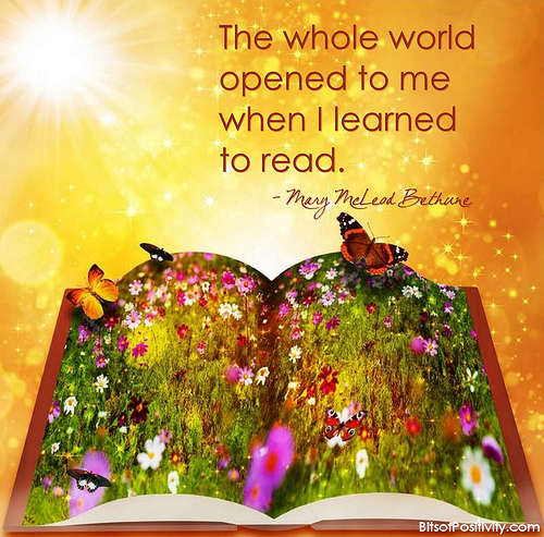 “当我学会阅读”文字艺术