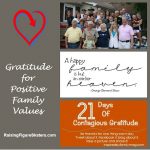 感恩积极的家庭价值观