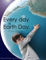 “每一天都是地球日”字艺术免费赠品