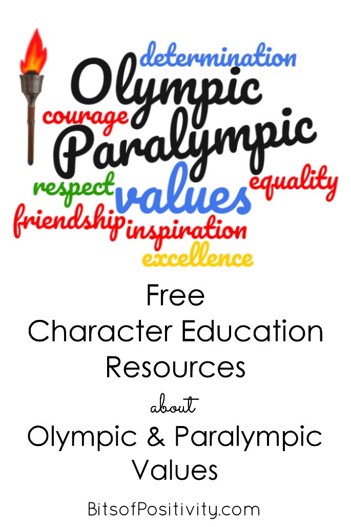 关于奥林匹克和残奥会价值观的免费品格教育资源