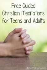 为青少年和成人免费指导基督教冥想