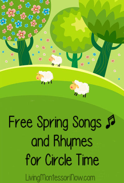 免费春季歌曲和韵律圈时间