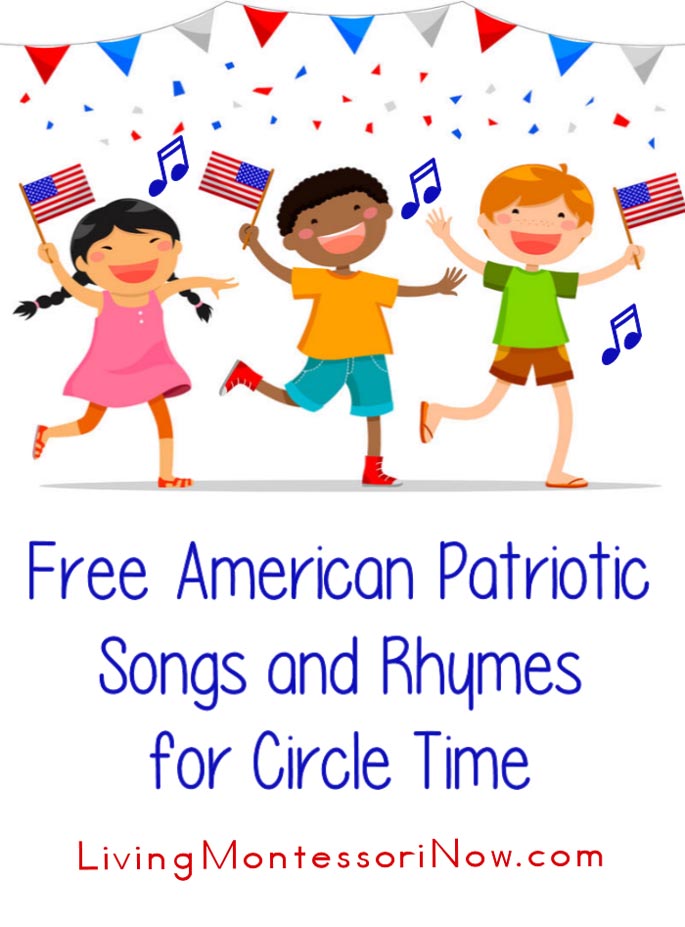免费美国爱国歌曲和押韵圈时间